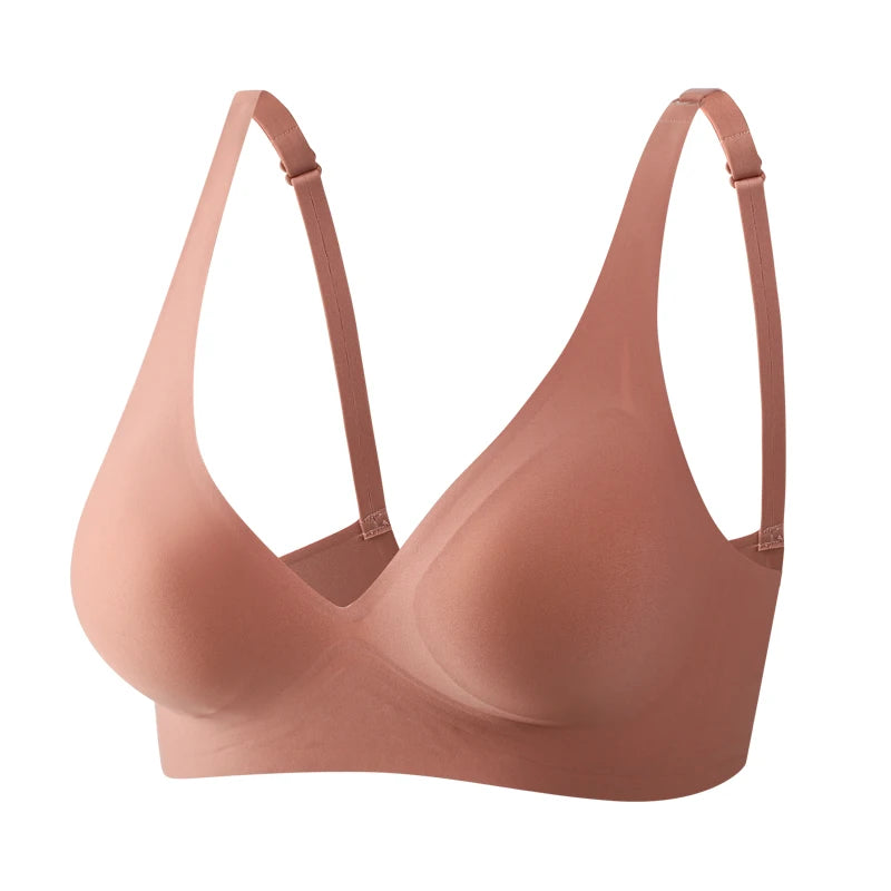 S-XXL plus Size Bra Seamless Sexy Women Bras Wire Free Brassieres Soft Underwear Female Intimates Womens Lingerie Sleepwear Big