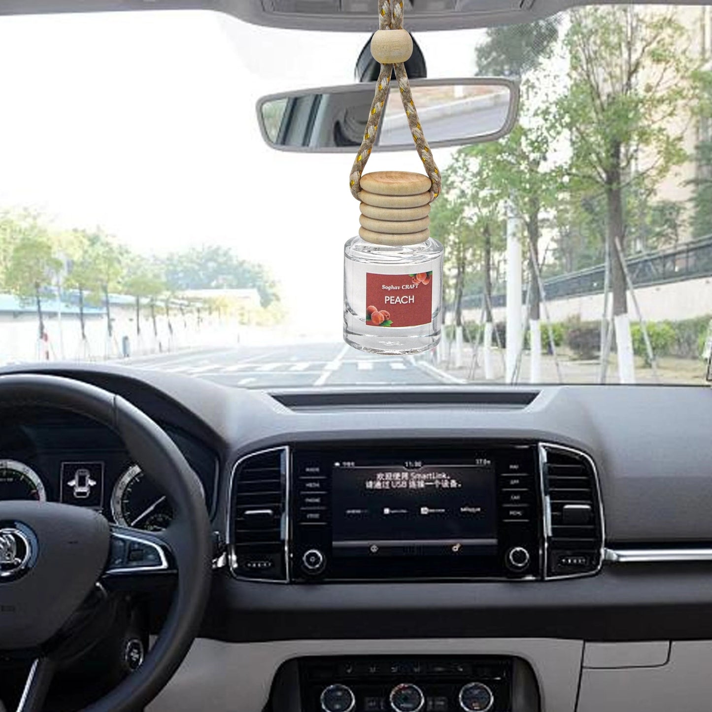 1/4/6Pcs Car Air Freshener Variety Pack Essential Oil Diffuser Hanging Deodorizer & Car Scent Diffuser Various Scents//