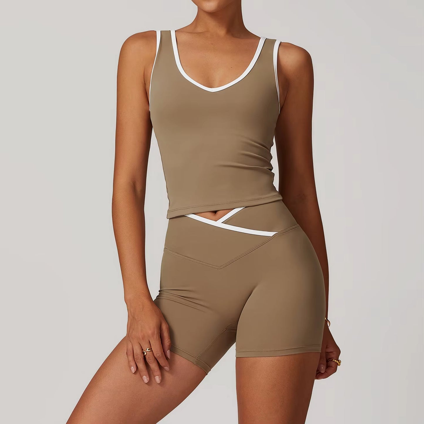 2PCS Yoga Set Women Tracksuit Nude Feeling Workout Sets Gym Clothes Push up Fitness Running Sportwear Sport Bra Leggings Suit