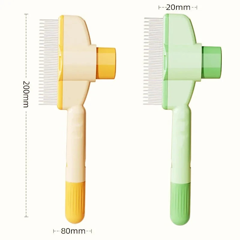 Dog Comb Pet Hair Remover One Button Dogs Brush Self-Cleaning Cat Brush Massage Combs for Dog Grooming Brushes for Pet Products