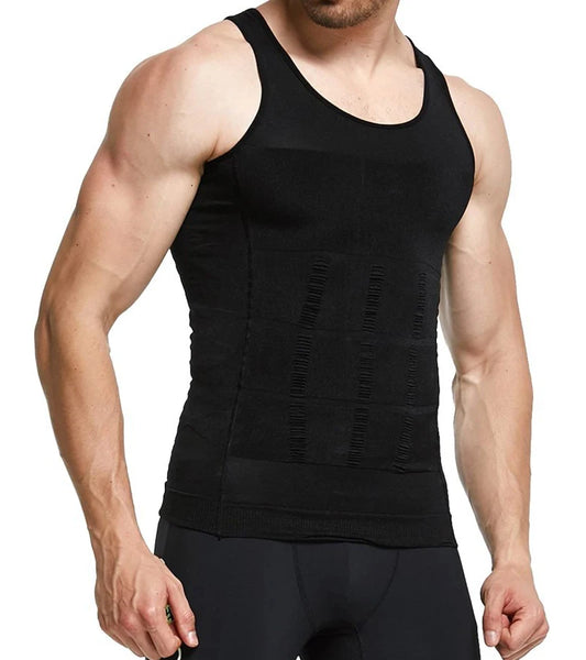 Men Compression Shirt Shapewear Slimming Body Shaper Vest Undershirt Weight Loss Tank Top Corset Vest Tummy Belly Control