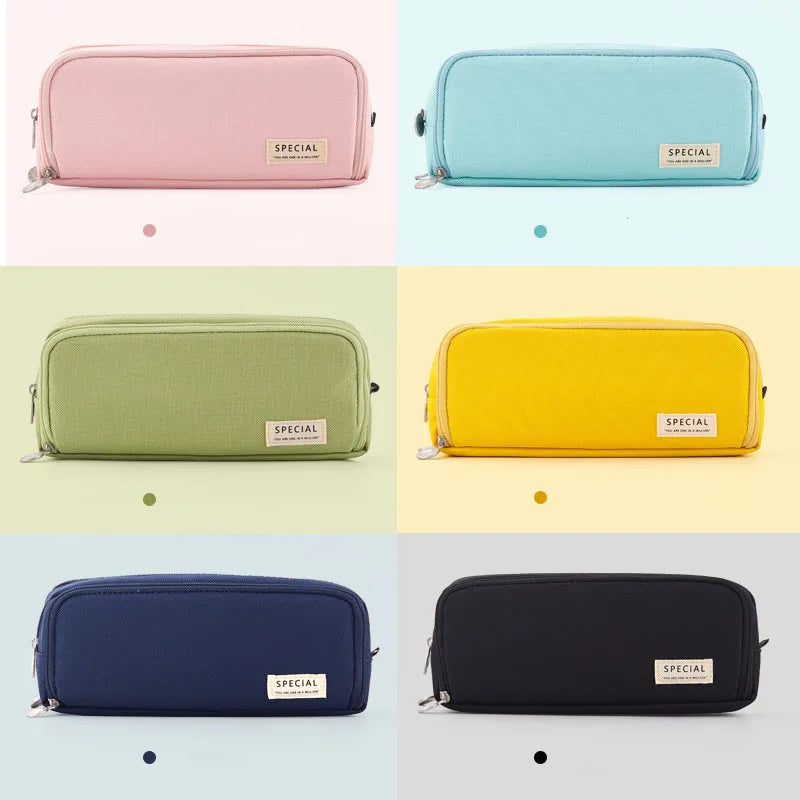 Large Capacity Pencil Case School Multifunction Pen Case Big Pencil Cases Bags Office Pencils Pouch Students Stationery Supplies