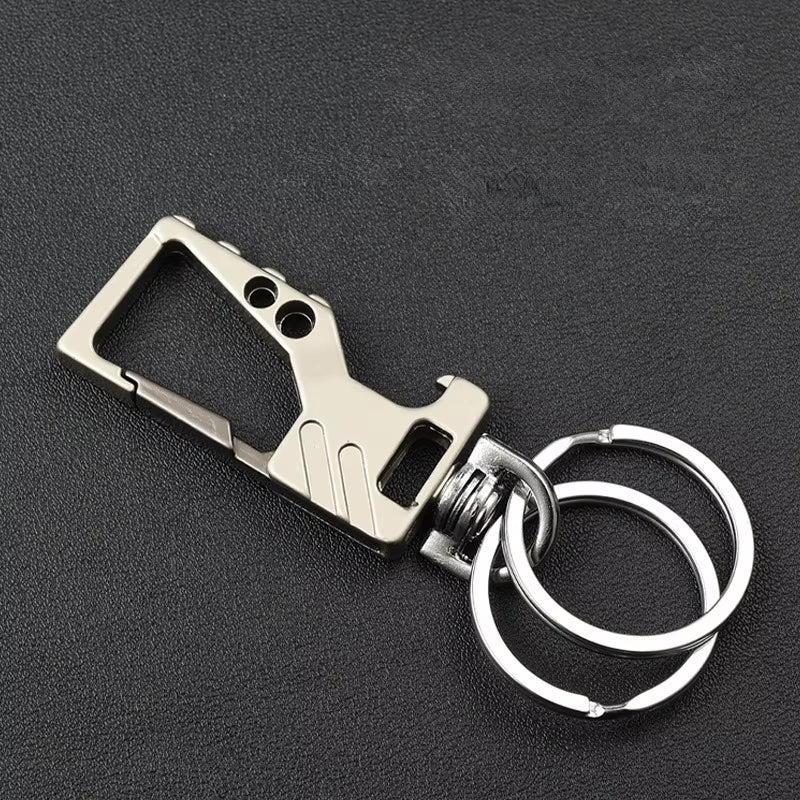 1Pcs Heavy Duty Keychain Bottle Opener Carabiner Metal Car Key Chains for Men and Women Beer Opening Keyholders Key Ring