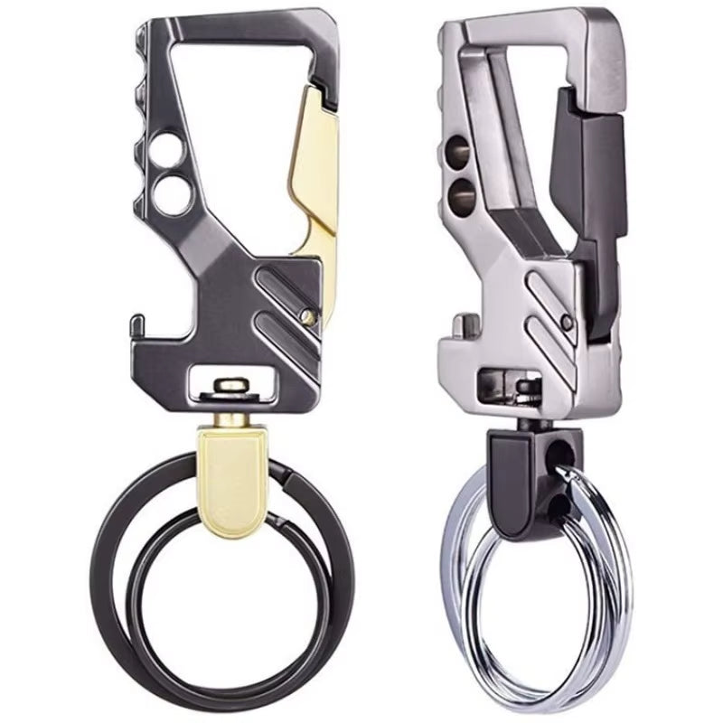 1Pcs Heavy Duty Keychain Bottle Opener Carabiner Metal Car Key Chains for Men and Women Beer Opening Keyholders Key Ring