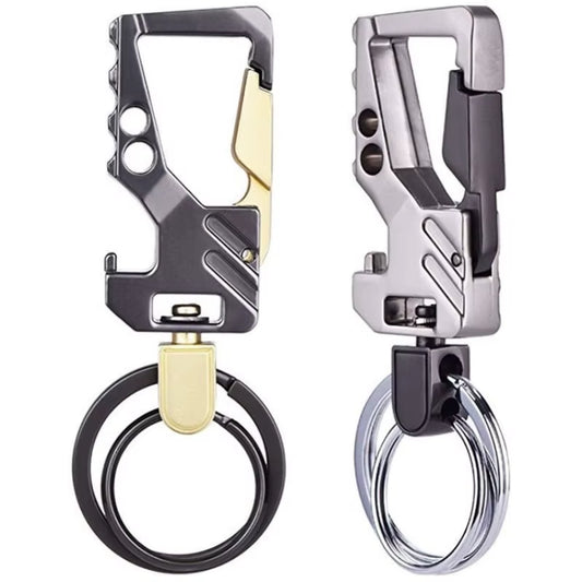 1Pcs Heavy Duty Keychain Bottle Opener Carabiner Metal Car Key Chains for Men and Women Beer Opening Keyholders Key Ring