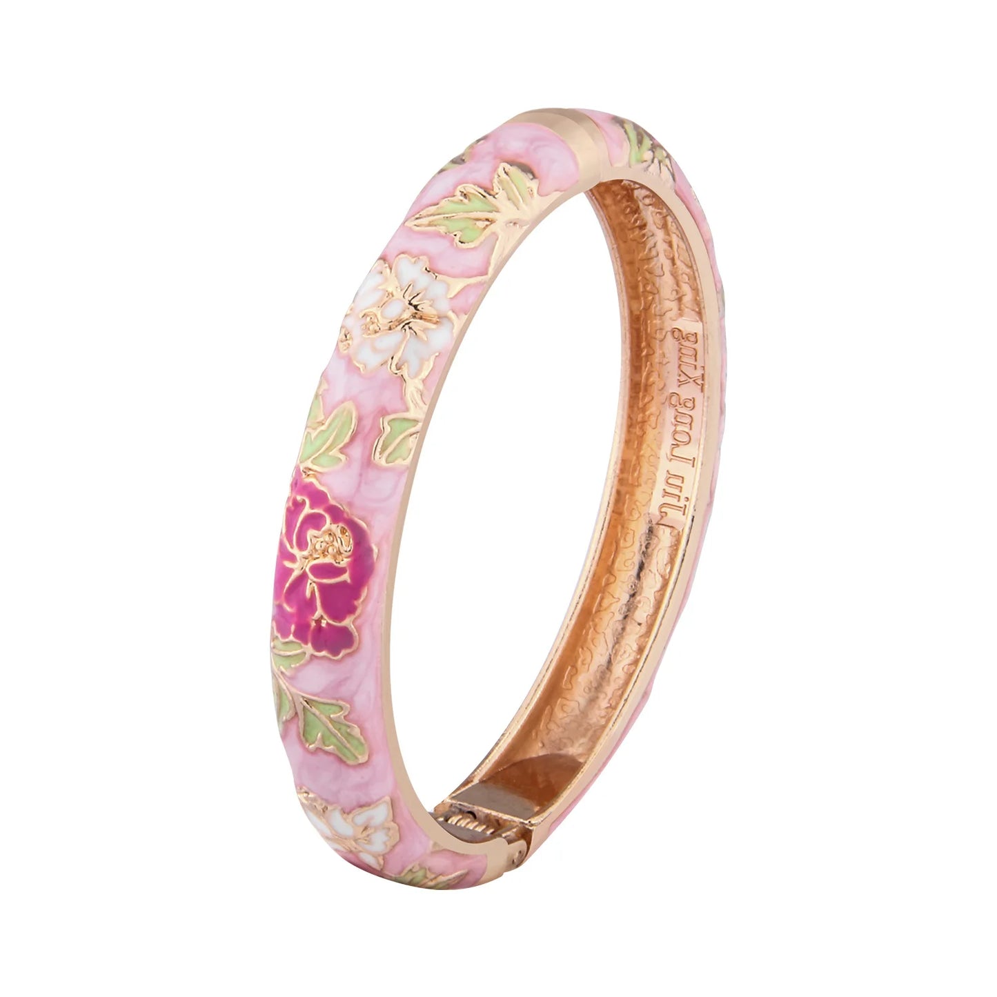 Enameled Bracelets for Women Flower Women Bangles Indian Chinese Viking Bracelet on Hand African Jewelry Dubai Women'S Gift Girl