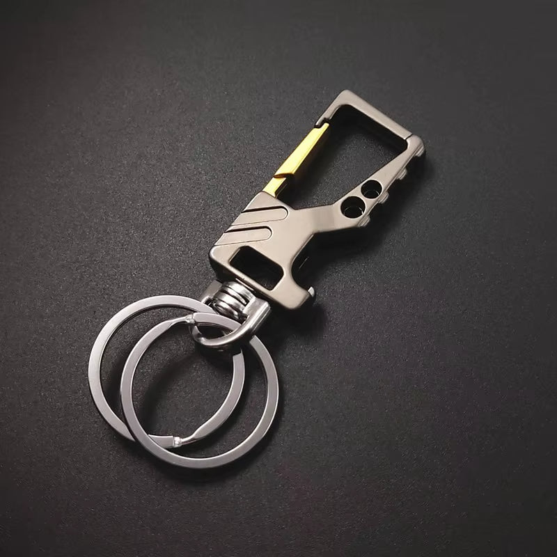 1Pcs Heavy Duty Keychain Bottle Opener Carabiner Metal Car Key Chains for Men and Women Beer Opening Keyholders Key Ring