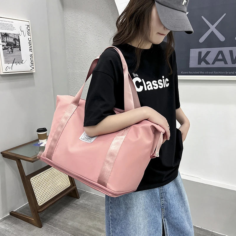 Women Sports Gym Bag Outdoor Travel Duffle Bag Multifunction Sports Swim Bags Ultralight Yoga Gym Dry Wet Bag Handbags
