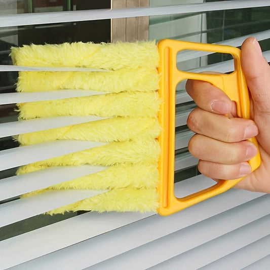 Generic Washable Multifunction Cleaning Window Blinds Brush, 1 Count Portable Home Air Conditioning Cleaner Duster, Household Crevice Cleaning Brush, Household Items, Window Cleaning Tool, Cleaning Supplies