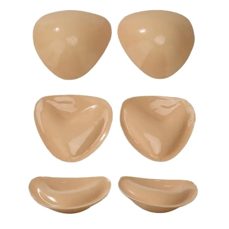 2024 New Hot Double Sided Adhesive Sticky Bra Inserts Push up Thick Sponge Breast Lift Pads Women Swimsuit Bikini Cup Enhancer