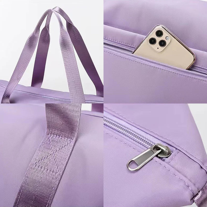 Women Sports Gym Bag Outdoor Travel Duffle Bag Multifunction Sports Swim Bags Ultralight Yoga Gym Dry Wet Bag Handbags