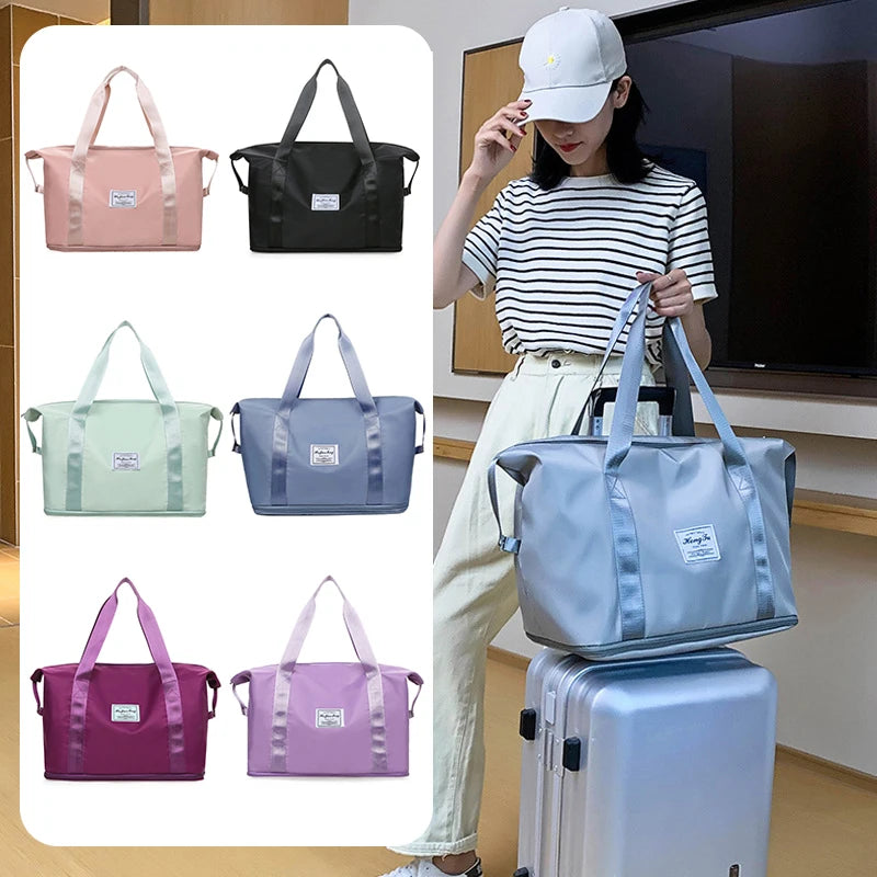 Women Sports Gym Bag Outdoor Travel Duffle Bag Multifunction Sports Swim Bags Ultralight Yoga Gym Dry Wet Bag Handbags