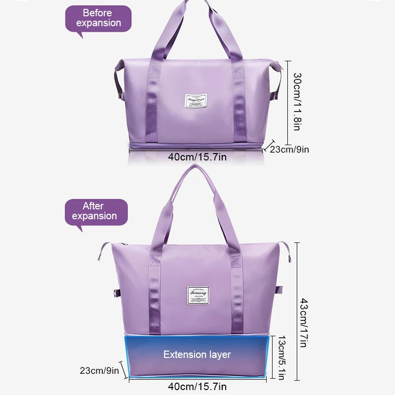 Women Sports Gym Bag Outdoor Travel Duffle Bag Multifunction Sports Swim Bags Ultralight Yoga Gym Dry Wet Bag Handbags
